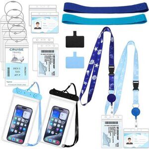 Cruise Ship Essentials 2025 Must Haves Set, 2 Pack Lanyards for Cruise Ship